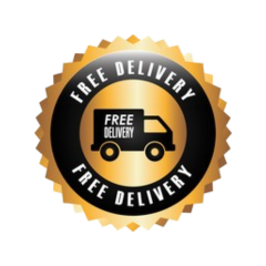 Free delivery badge