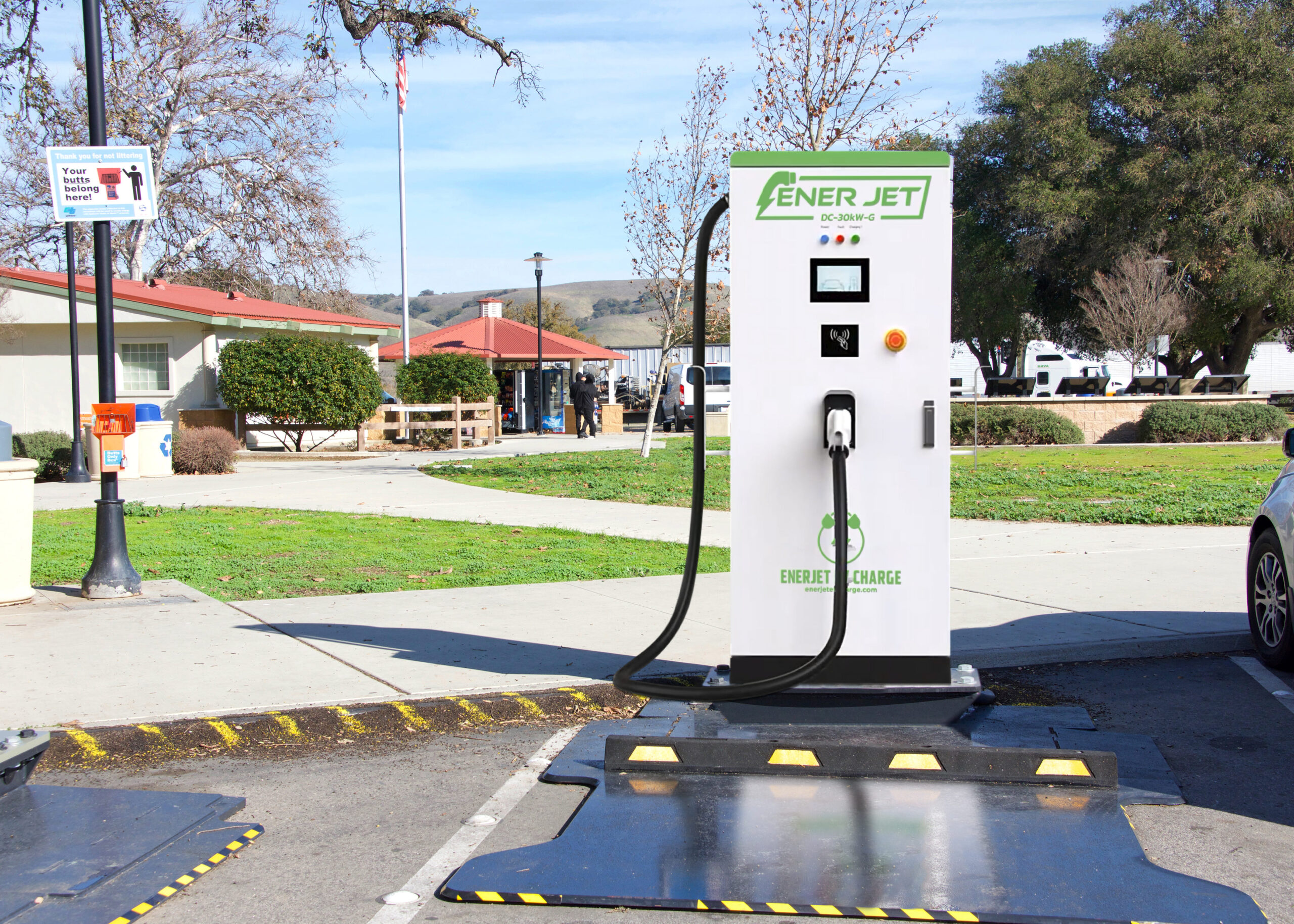 EnerJet DC-30KW-G | 30kW Level 3 EV Charging Station