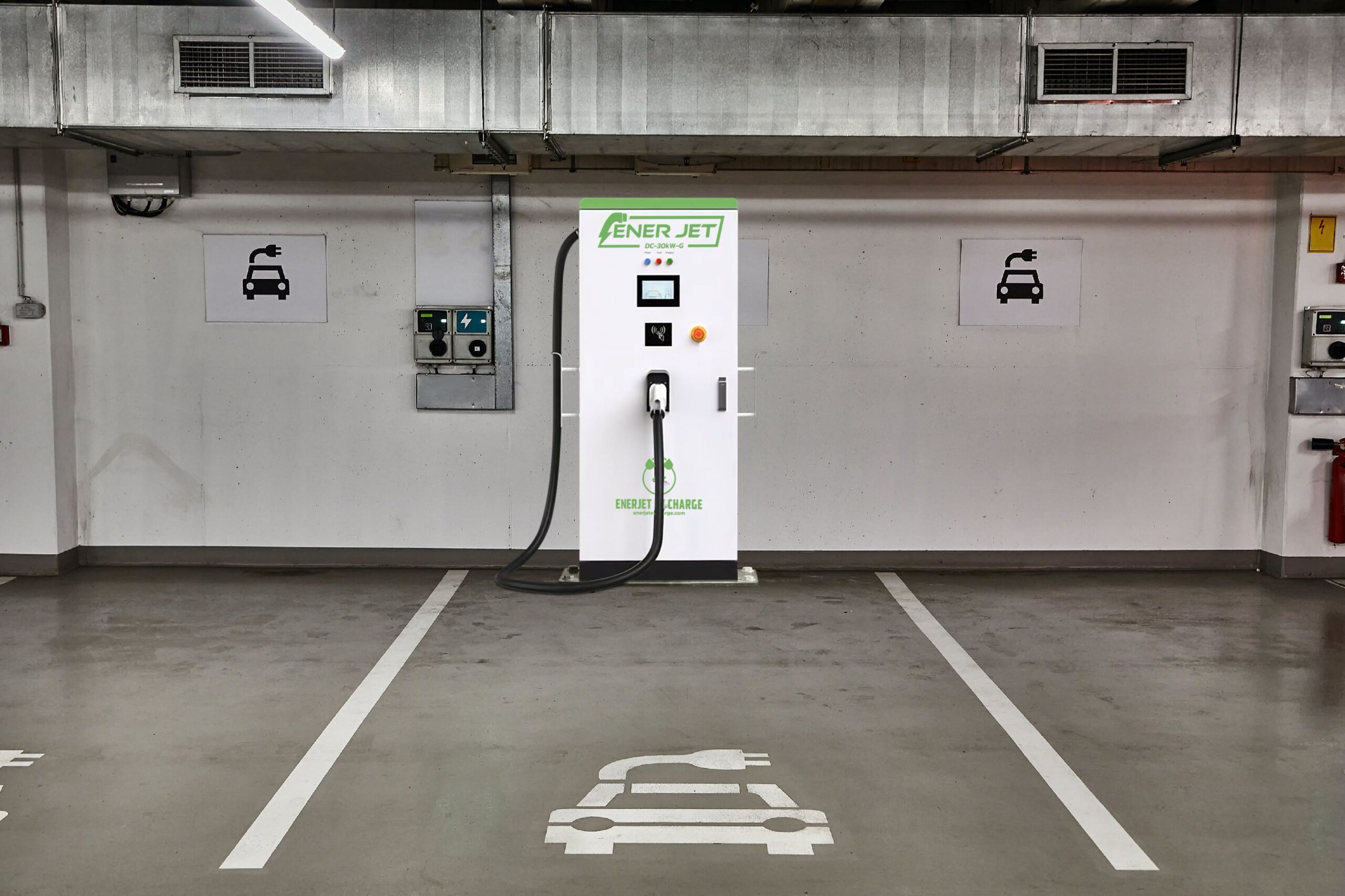 EnerJet DC-30KW-G | 30kW Level 3 EV Charging Station